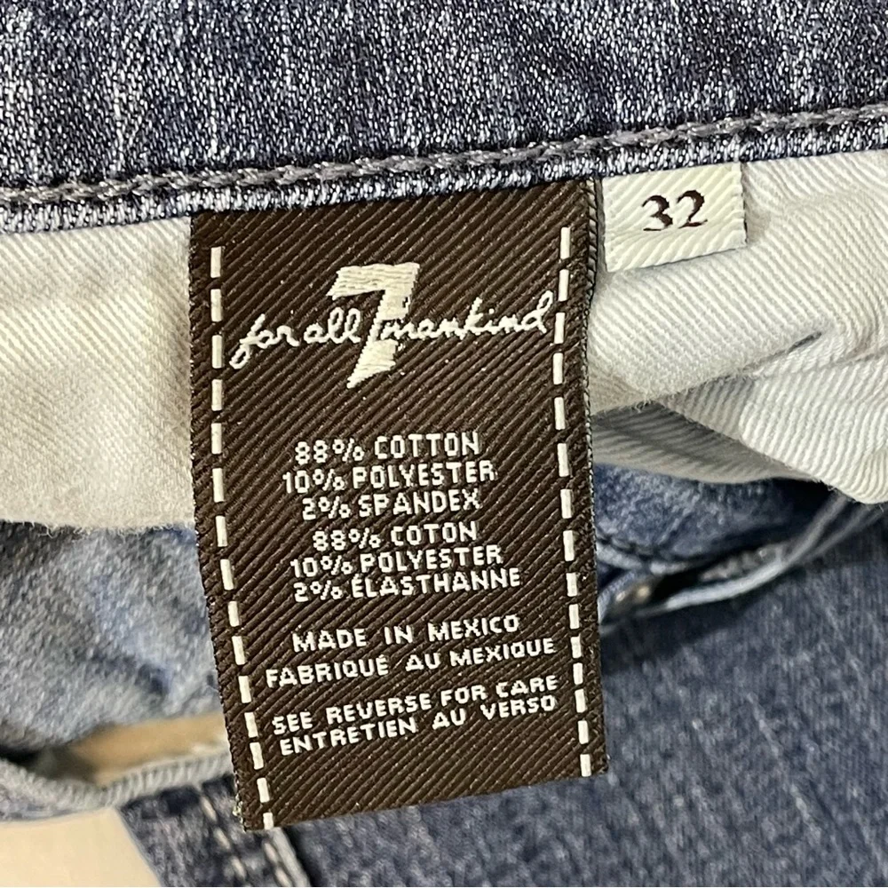 7 FOR ALL MANKIND SLIMMY WOMENS JEANS SIZE  32, VERY GOOD PREOWNED CONDI…